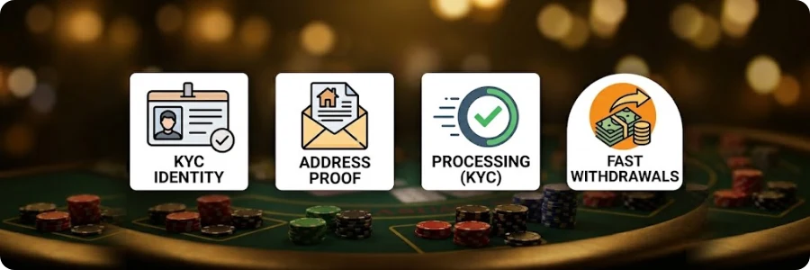 Identity verification required before a withdrawal at MonsterWin for Canadian players